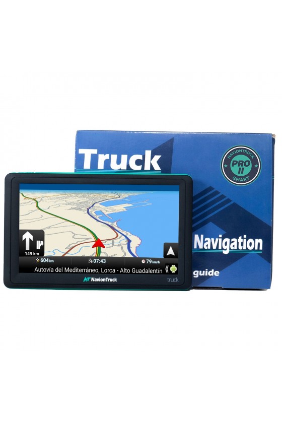GPS para Caminhão Profissional - Navion X7 Truck PRO Smart com Atualizações Gratuitas