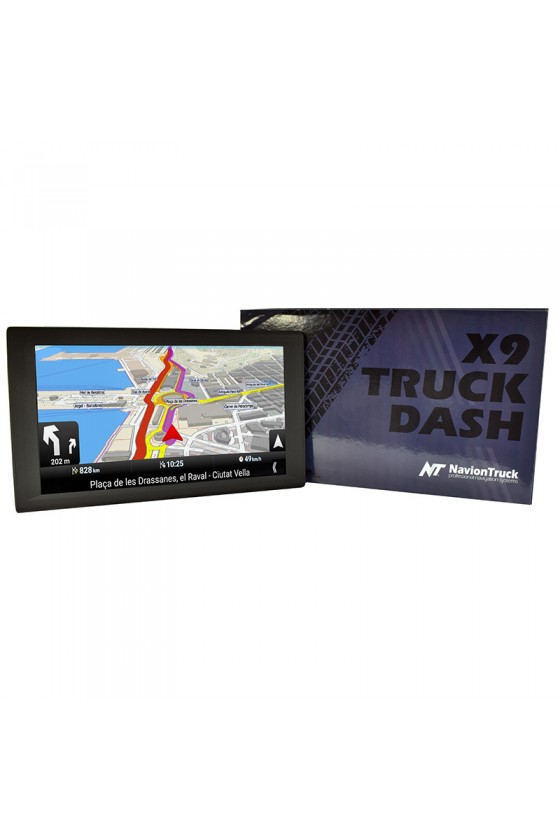 Professional Lorry GPS - Navion X9 Truck PRO Dash with Free Updates