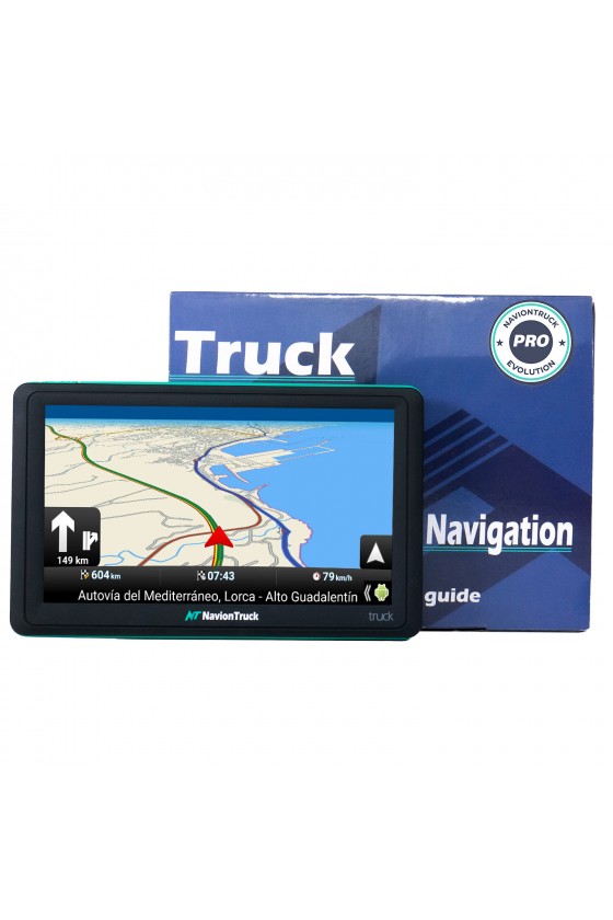 GPS para Camion Profesional con TMC Tráfico - Navion X7 Truck PRO Evolution con Actualizaciones Gratis