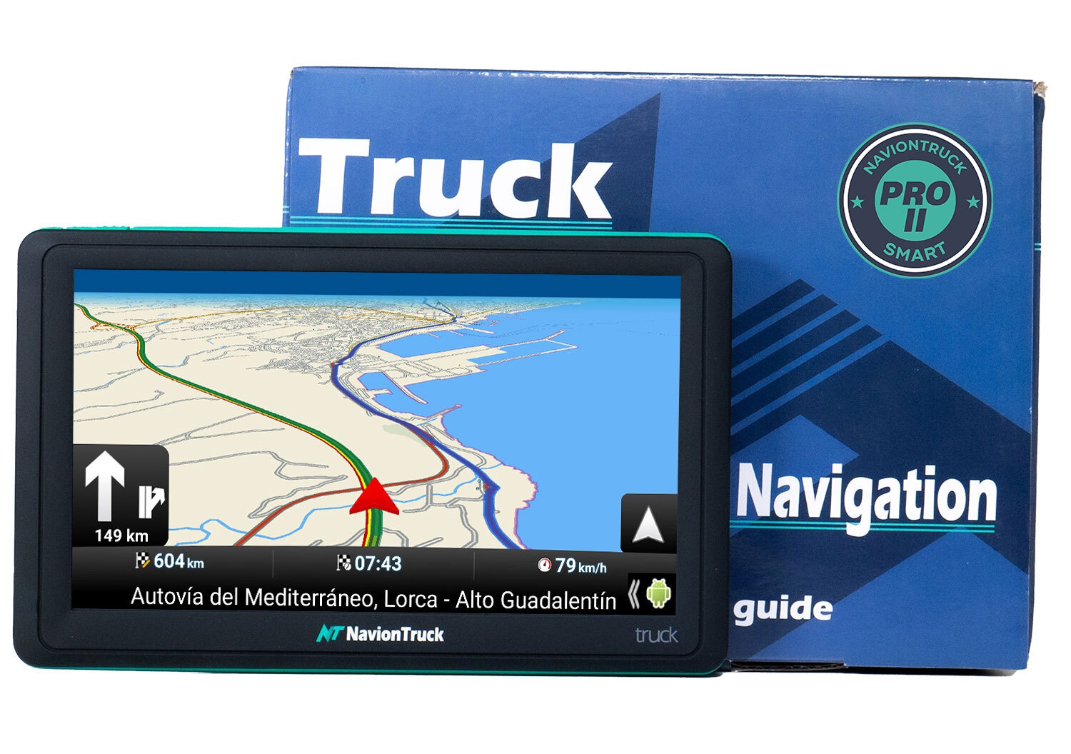 GPS pour Camion Professionnel - Navion X7 Truck PRO Smart avec Mises à Jour  Gratuites